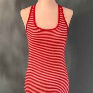 🍒Michael Stars Red And White Striped Tank